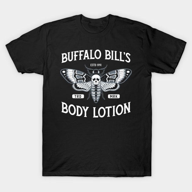 Buffalo Bill's Body Lotion - Horror Movie - Distressed Vintage T-Shirt by Nemons